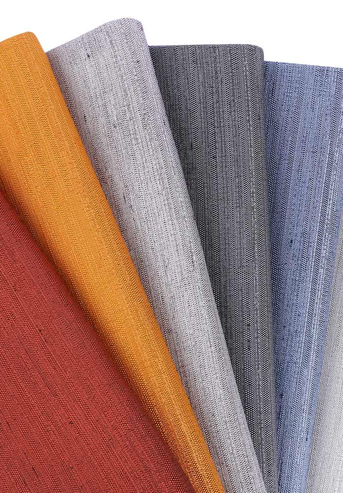 Ren polyester inomhus modernt flamskyddande gardintyg i jacquard